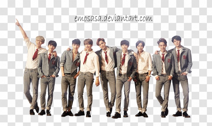 Exodus LOVE ME RIGHT K-pop SM Town - Job - Exo Logo Transparent PNG