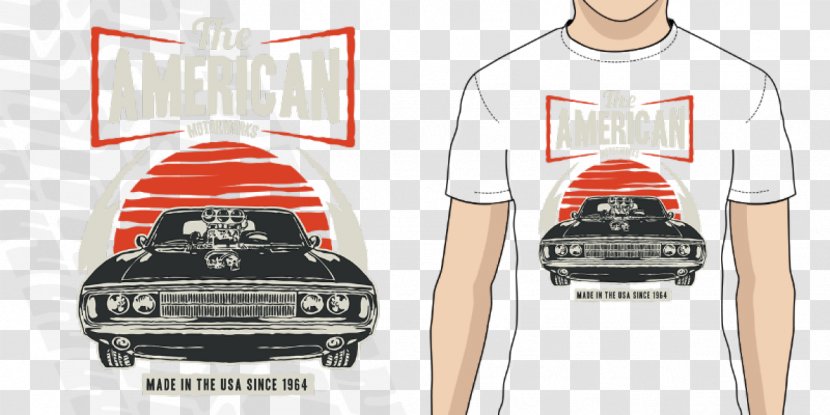 T-shirt Muscle Car Pontiac American - Clothing Transparent PNG