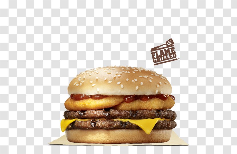 Cheeseburger Whopper Hamburger McDonald's Big Mac Breakfast Sandwich - Burger King Transparent PNG