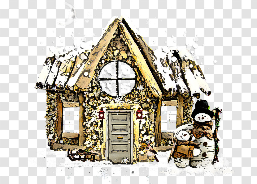 Cartoon House Building Transparent PNG