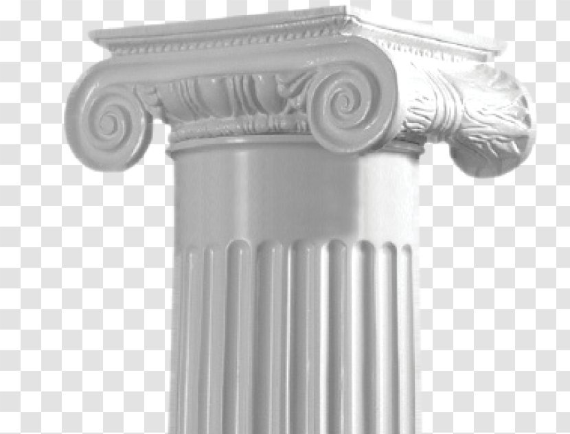 Column Capital Ionic Order Architecture Doric - Ancient Roman Transparent PNG