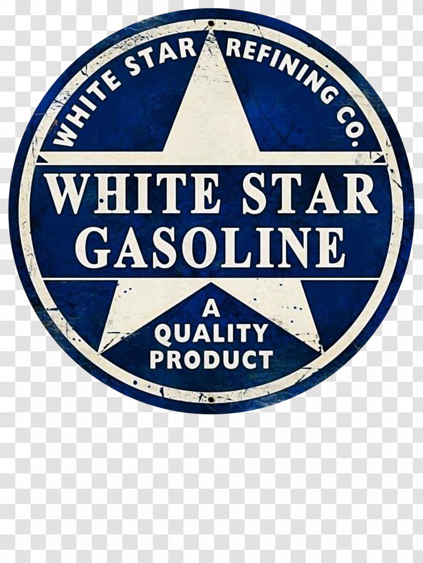 Car Gasoline Metal Filling Station Texaco - Emblem Transparent PNG