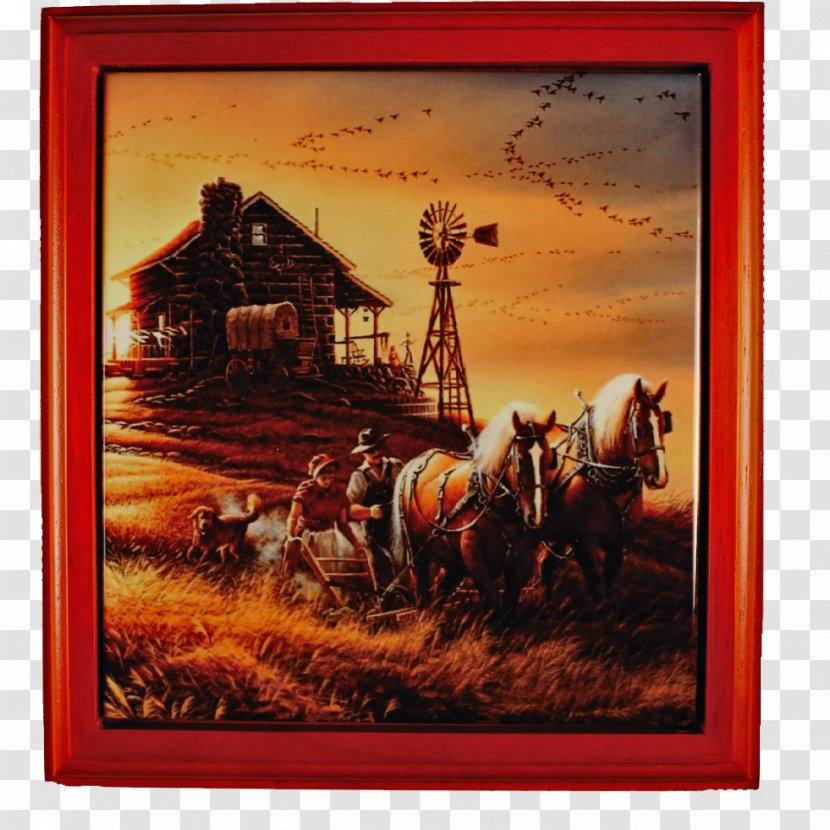 Redlin Art Center Painting American Frontier - Picture Frame Transparent PNG