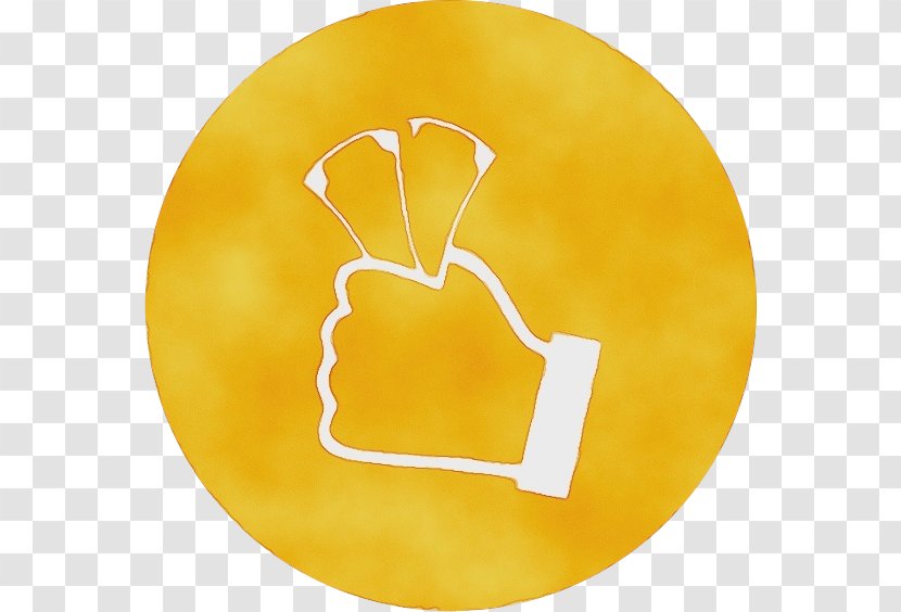 Watercolor Cartoon - Yellow - Logo Gesture Transparent PNG