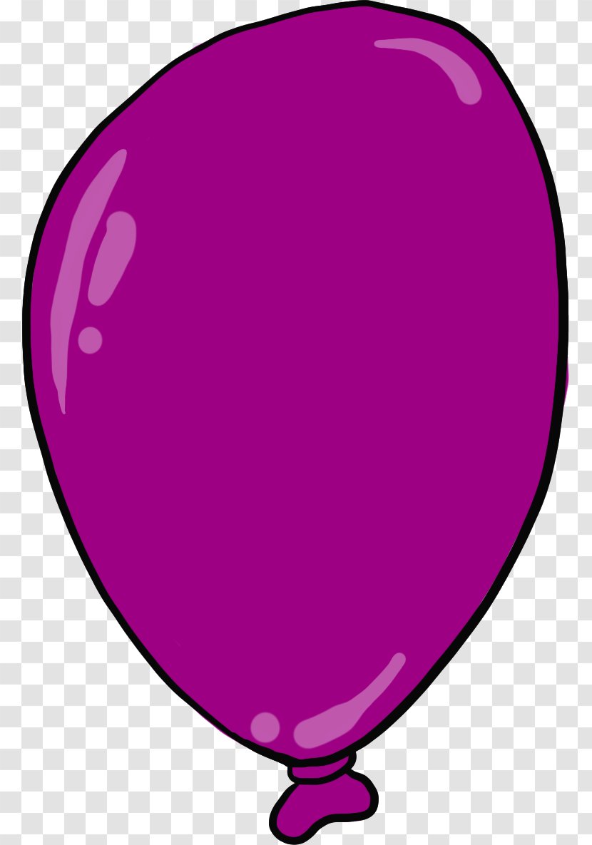 Pink M Balloon Line Clip Art Transparent PNG