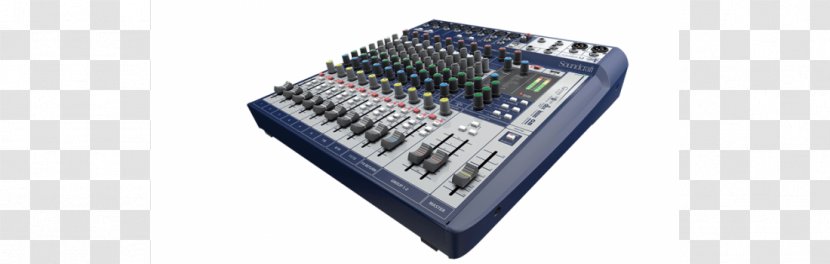 Audio Mixers Soundcraft Signature 12 MTK Analog Signal - Multitrack Recording - Mixing Consol Transparent PNG