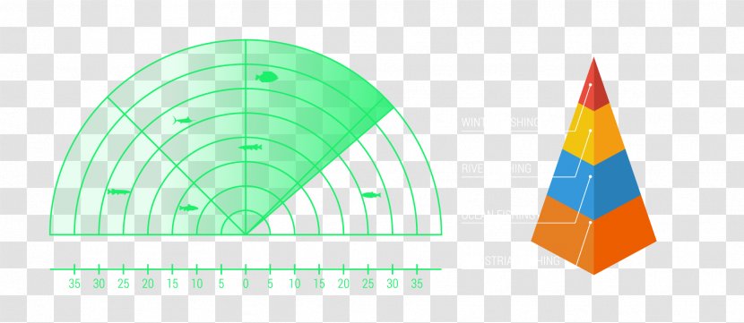 Chart Triangle Semicircle - Brand - Three-dimensional Transparent PNG