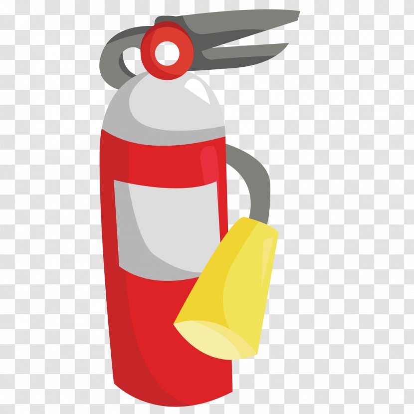 Fire Extinguisher Firefighter Sticker Conflagration - Drawing - Exquisite Transparent PNG