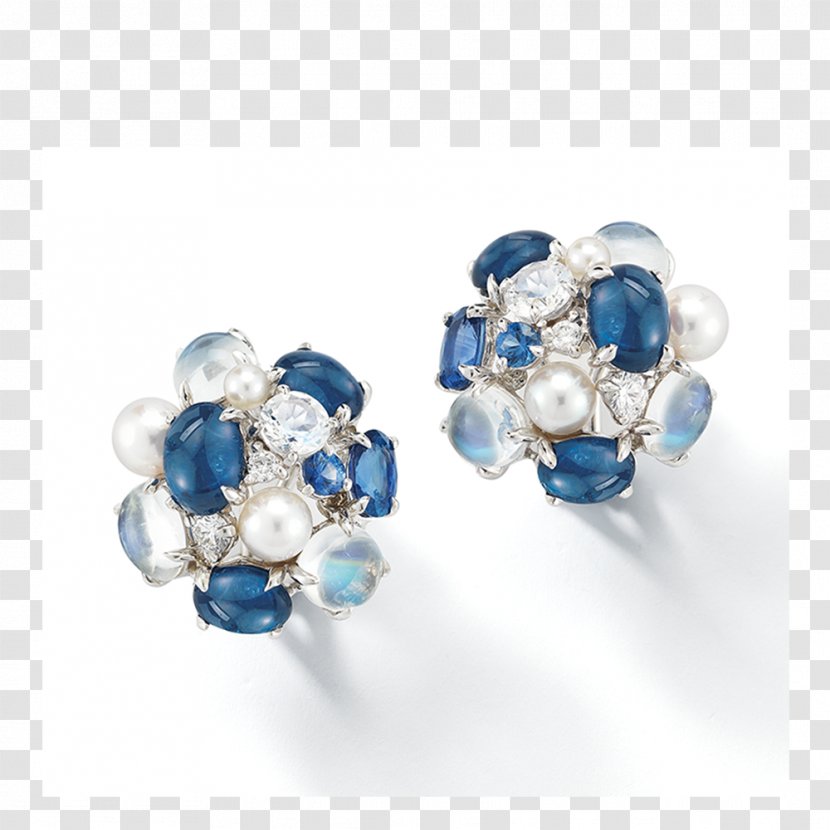 Sapphire Earring Body Jewellery Pearl - Diamond Transparent PNG