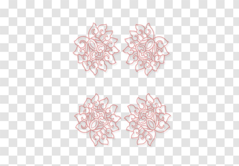 Flower Clip Art - Visual Arts - Red Flowers Hollow Transparent PNG