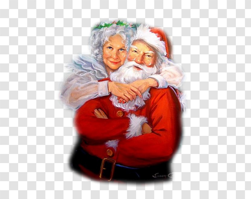 Mrs. Claus Mr. And Santa Christmas - Mrs - Aura Transparent PNG