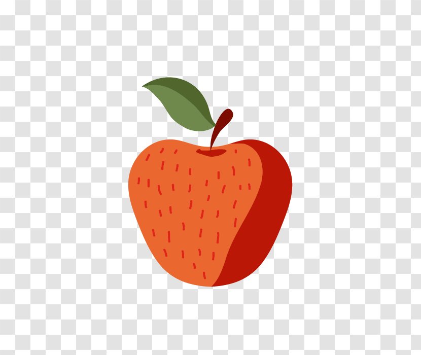 Strawberry Apple Auglis - Food - Vector Fruit Transparent PNG