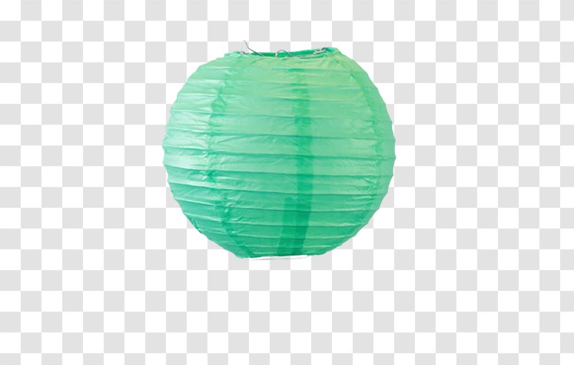 Paper Lantern Green Vert D'eau - Room - Party Transparent PNG