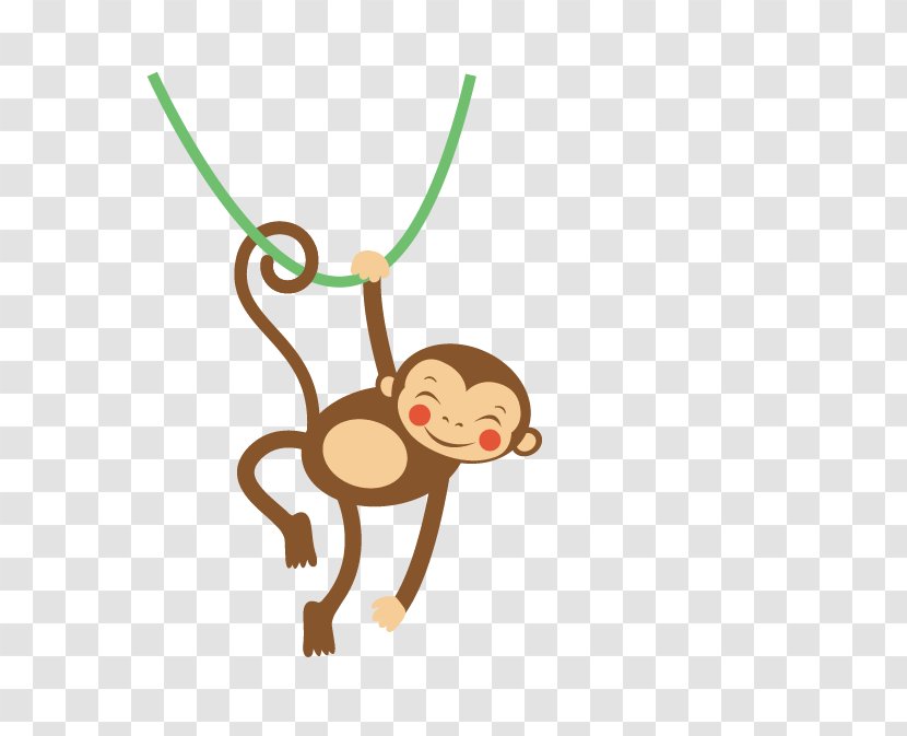 Monkey Cuteness Illustration - Shutterstock Transparent PNG