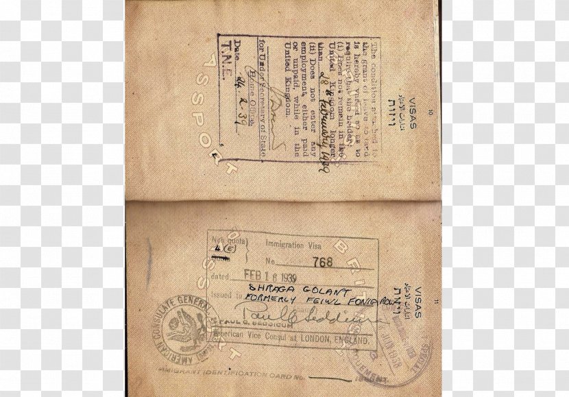 Document - Passport Stamp Transparent PNG