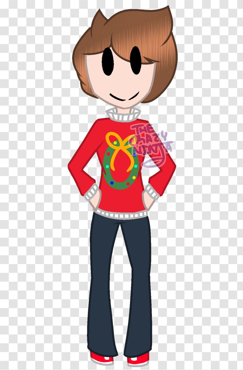 T-shirt Costume Boy Clip Art Illustration - Flower - Christmas Sweater Transparent PNG