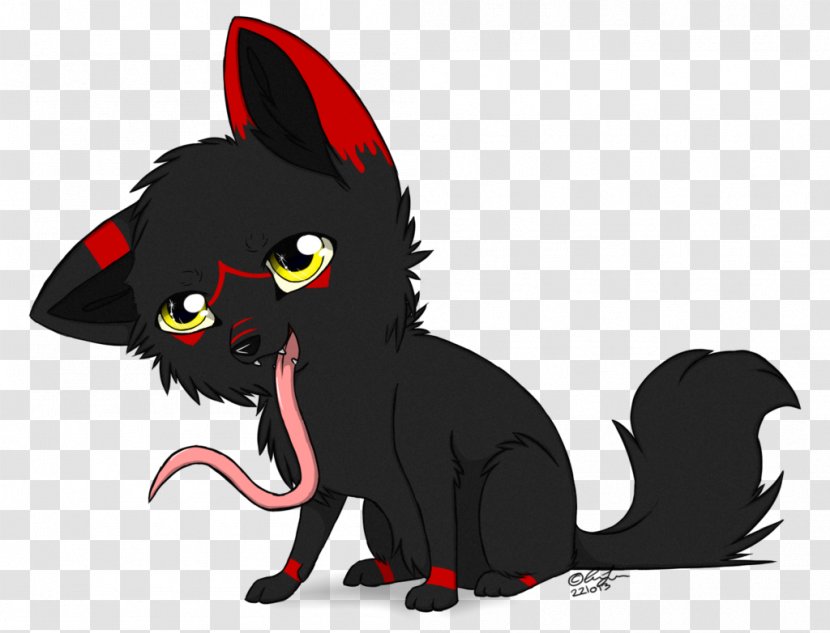 Whiskers Horse Cat Dog Demon - Black Transparent PNG