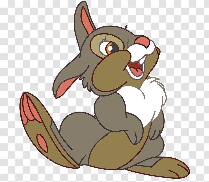 Hare Thumper Easter Bunny European Rabbit Clip Art - Vertebrate Transparent PNG