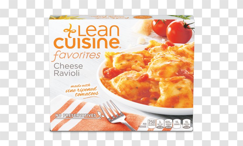 Lasagne Lean Cuisine Orange Chicken Ravioli - European Food - Cheese Transparent PNG