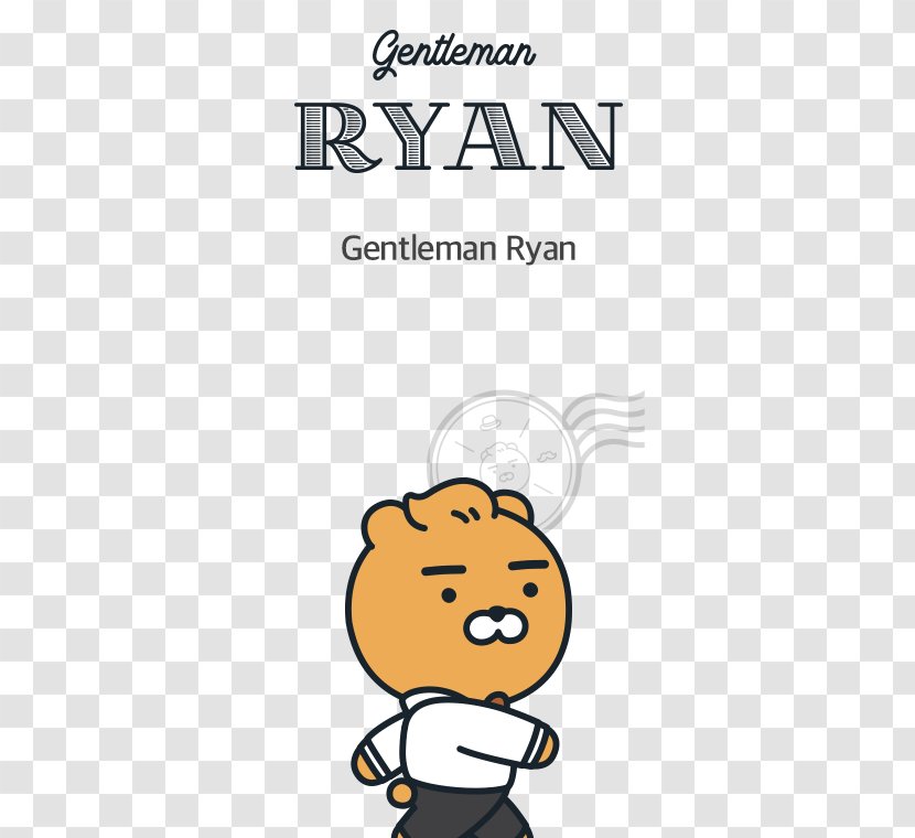 Kakao Friends Line Gentleman - Ryan Transparent PNG