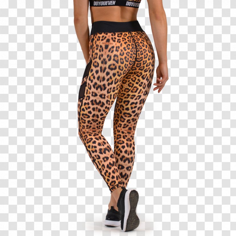 Leggings Leopard Cheetah Animal Print Tights - Frame Transparent PNG