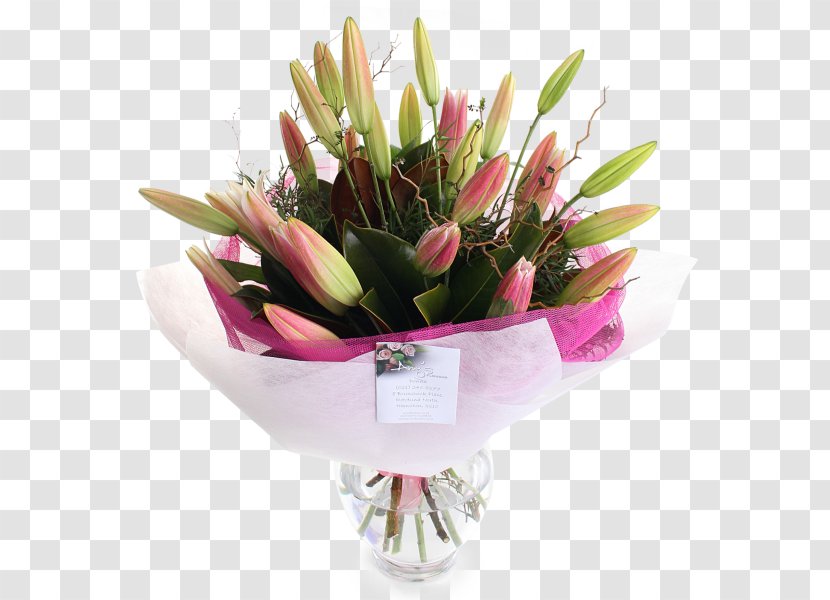 Floral Design Flower Bouquet Cut Flowers Lilium - Artificial Transparent PNG