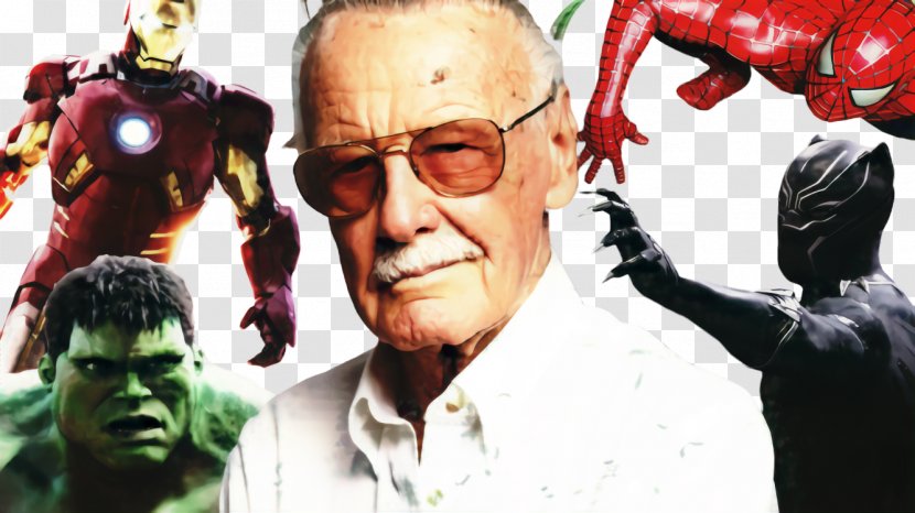 Stan Lee Superhero Action & Toy Figures Glasses - Movie Transparent PNG