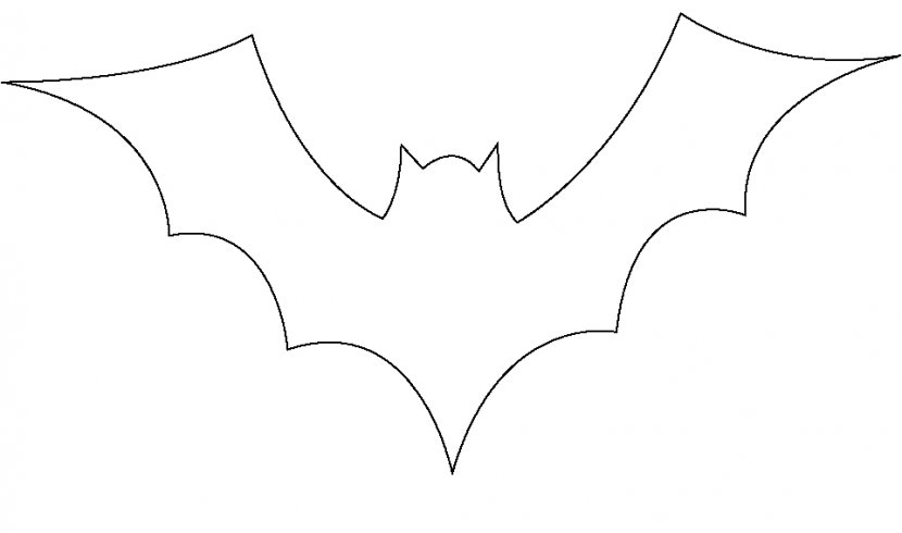 Bat Black And White Wing Pattern - Mammal - Halloween Pictures Bats Transparent PNG