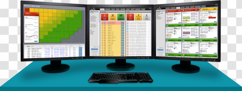 Computer Monitors Software Information System Network Monitoring - Display Device - Equipment Transparent PNG