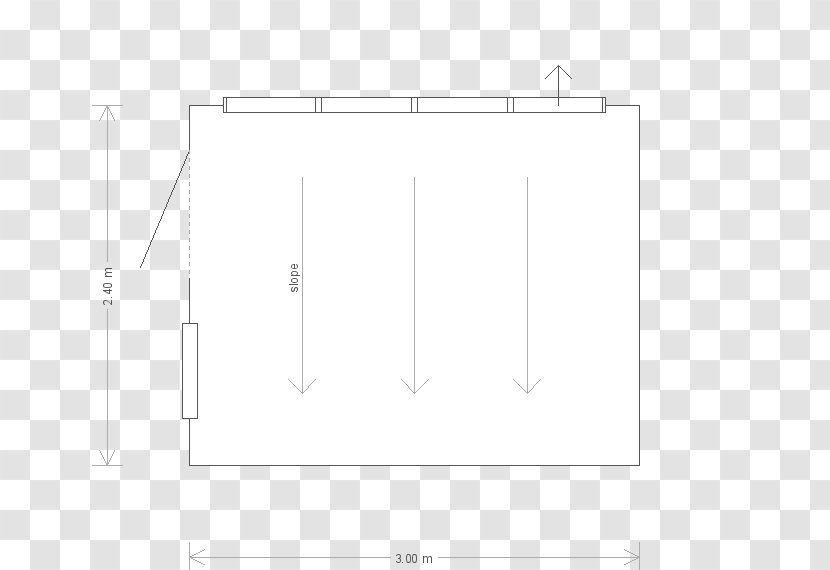 White Furniture Angle Point - Black And Transparent PNG