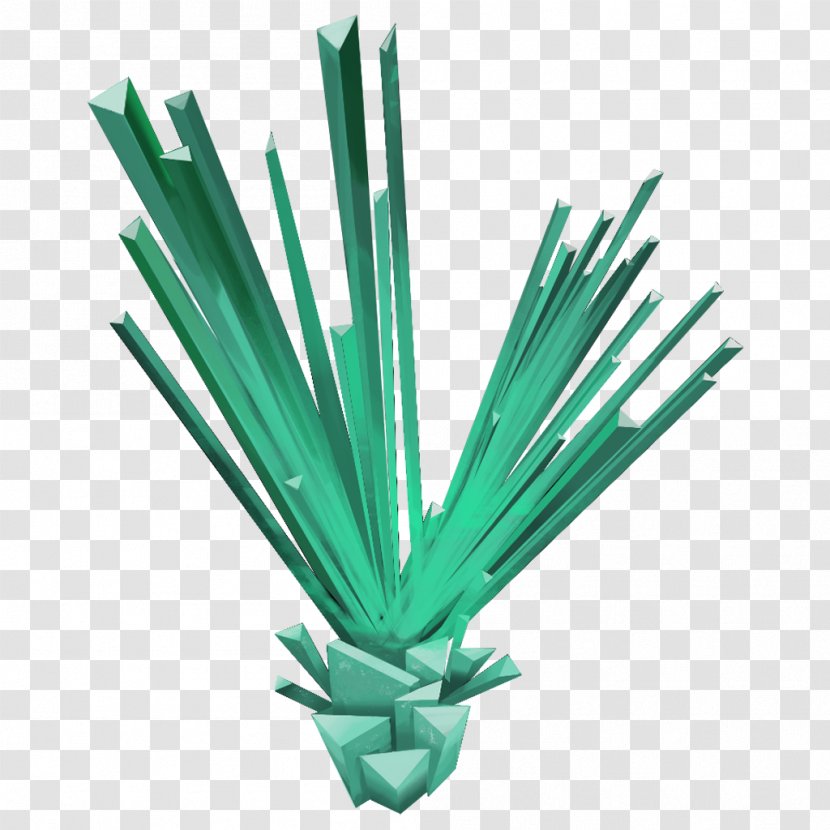 Turquoise Plant Stem - Grass Transparent PNG