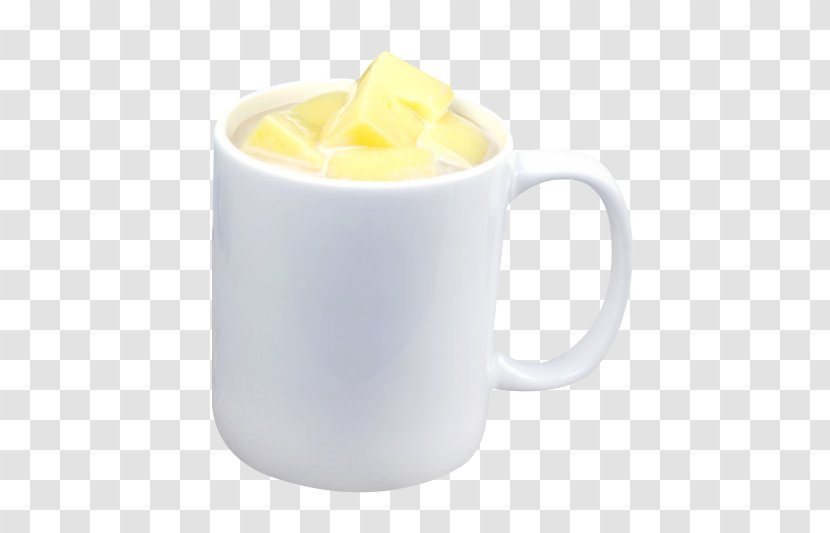 Coffee Cup Mug Yellow Food - Pudding Milk Tea Transparent PNG