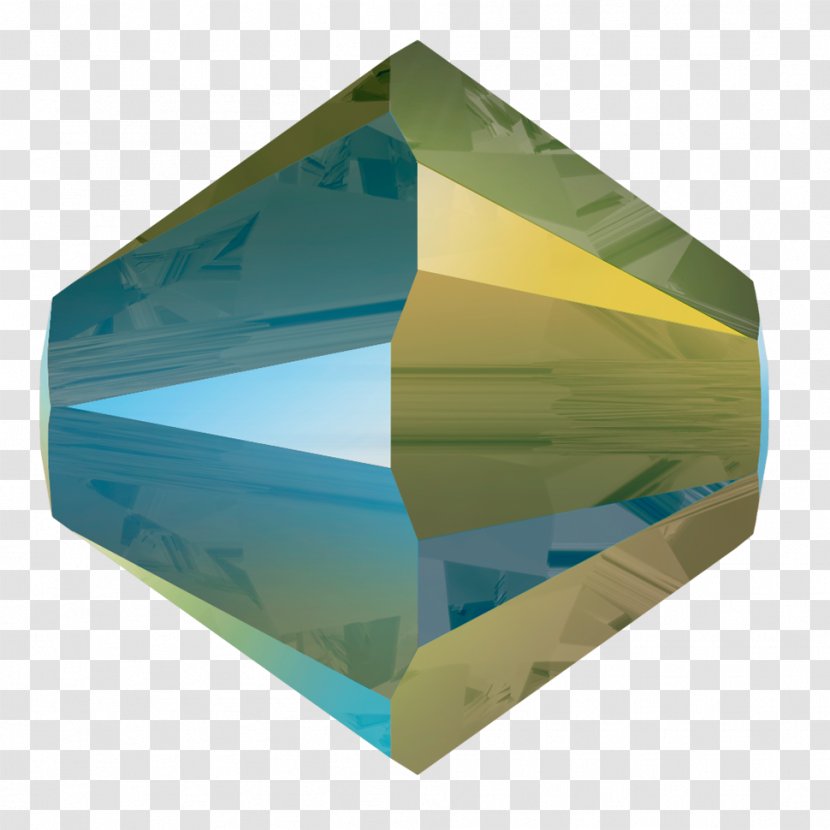 Swarovski AG Bead Crystal Green Color - Metalcoated Transparent PNG