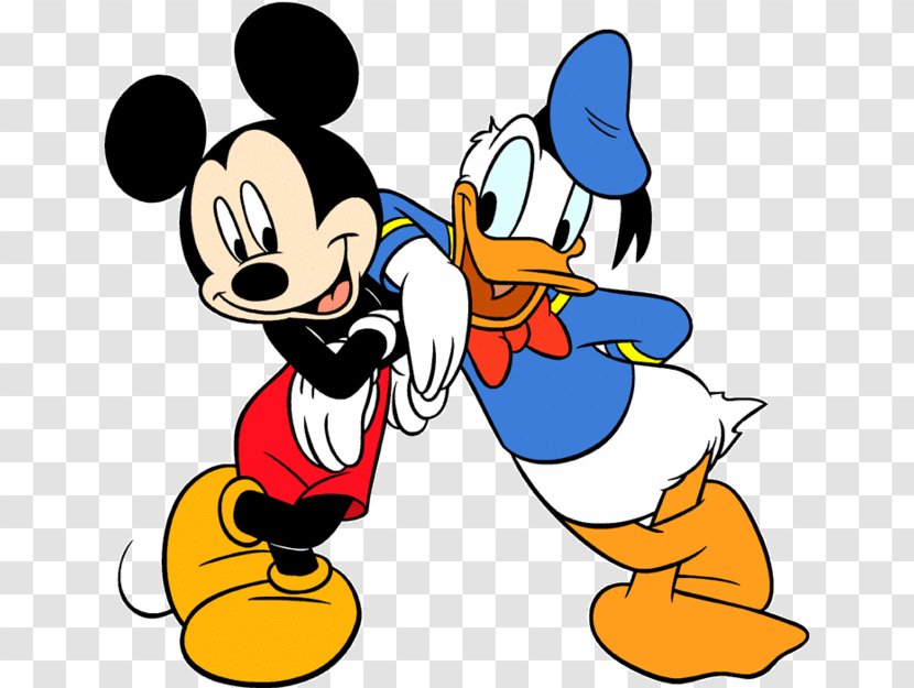 Mickey Mouse Donald Duck Pluto Minnie Daisy - Bird Transparent PNG