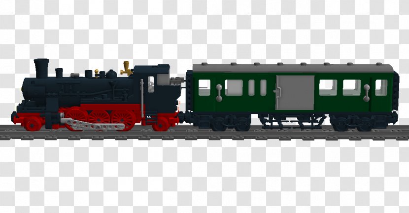 Railroad Car Passenger Rail Transport Cargo Locomotive - Vehicle - Lego Steam Train Transparent PNG