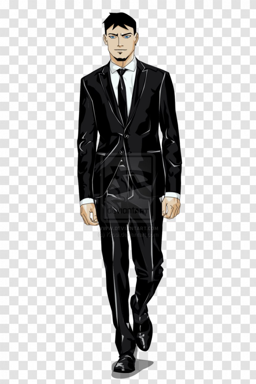 Tuxedo Suit Clothing Jacket Blazer - Collar Transparent PNG