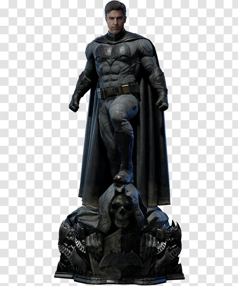 Ben Affleck Batman Justice League Wonder Woman Cyborg - Statue Transparent  PNG