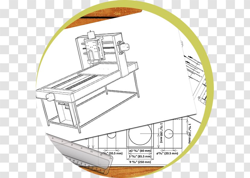Saw Furniture CNC Router Computer Numerical Control Wood - Material Transparent PNG