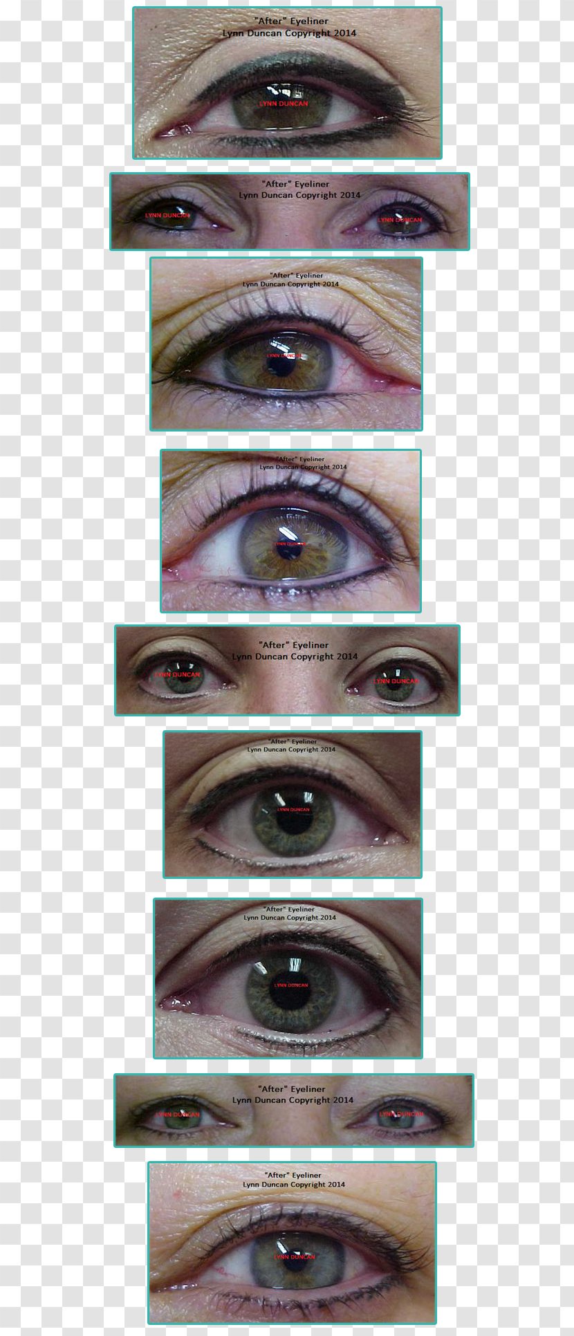 Eye Shadow Eyebrow Liner Eyelash Lip - Frame - Permanent Makeup Transparent PNG