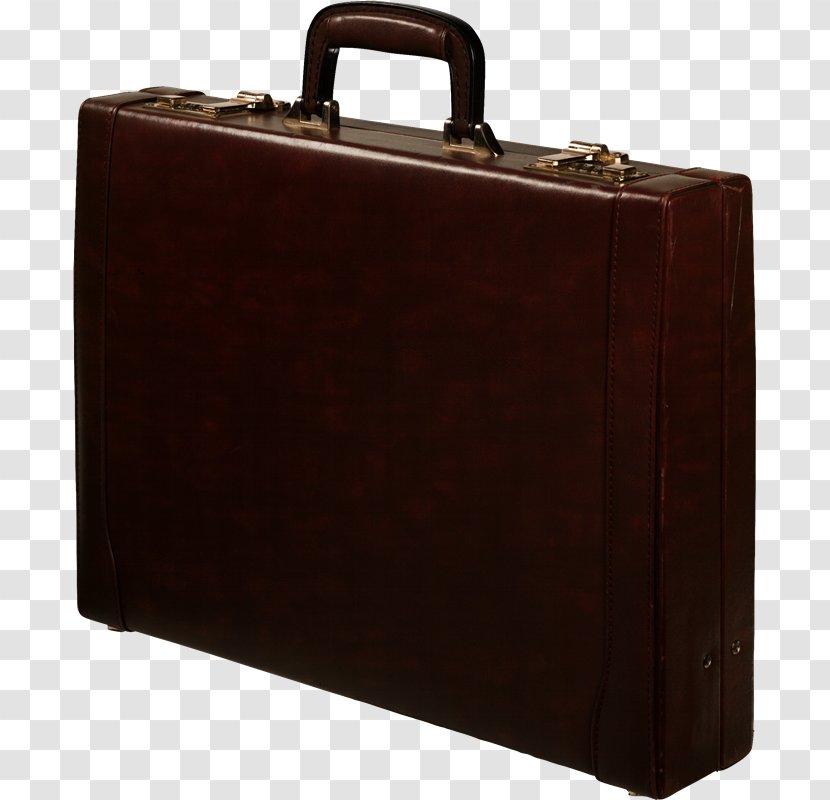 Briefcase Suitcase Baggage Information - Leather - Zi Transparent PNG