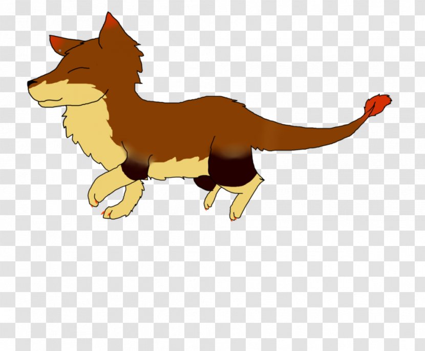 Cat Dog Tail Clip Art - Fox Transparent PNG