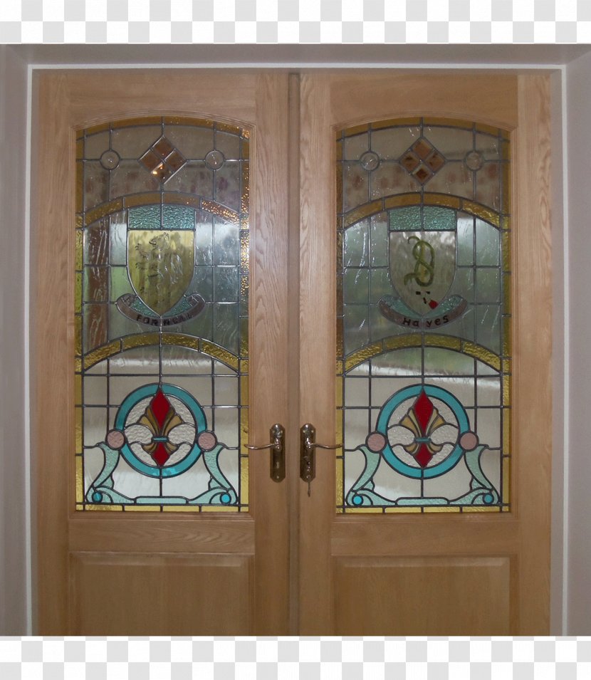 Stained Glass Window Door - Hardware Transparent PNG