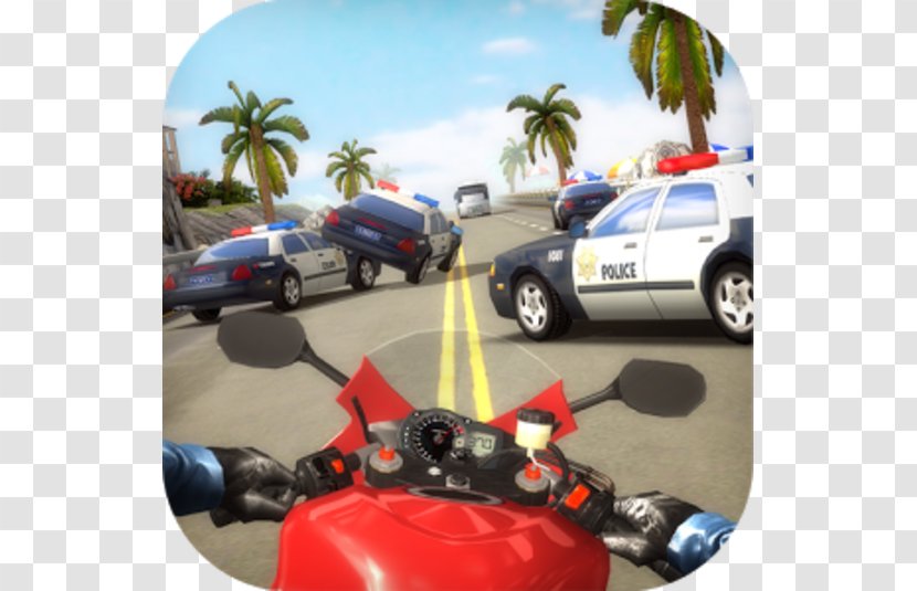 Highway Traffic Rider Android Motorcycle - Automotive Exterior Transparent PNG