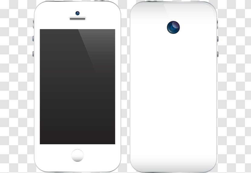 IPhone 4S Smartphone Mobile Phone Accessories - White - Model Transparent PNG