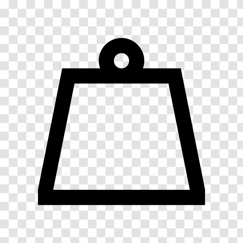 Weight Download - Symbol - Black And White Transparent PNG