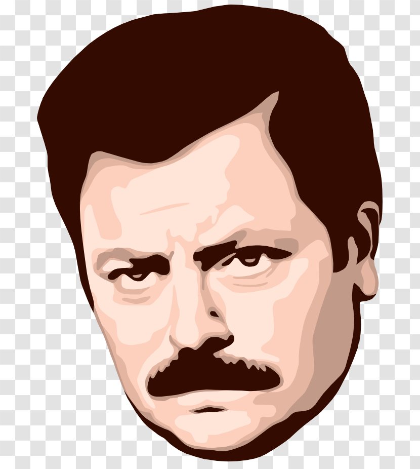 Ron Swanson Parks And Recreation Pawnee Character Random Quote Machine - Freecodecamp Transparent PNG