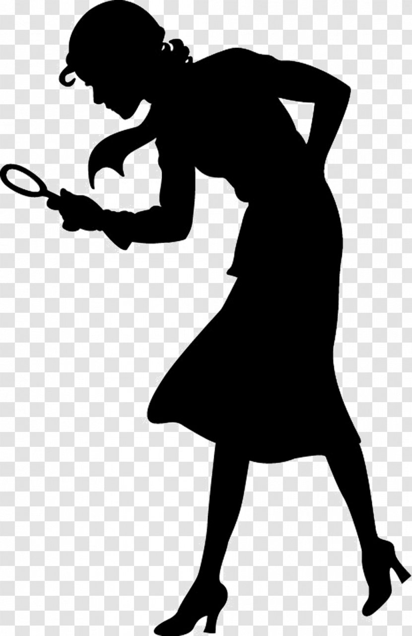 Nancy Drew The Sign Of Twisted Candles Bungalow Mystery Silhouette Clip Art - Detective Transparent PNG