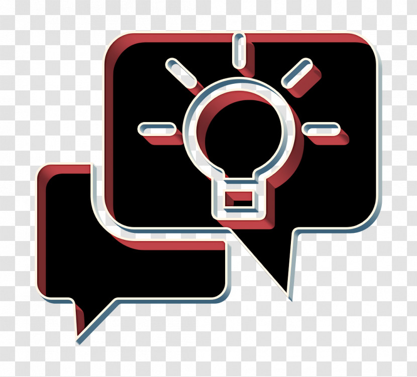 Idea Icon Talk Icon Creative Icon Transparent PNG