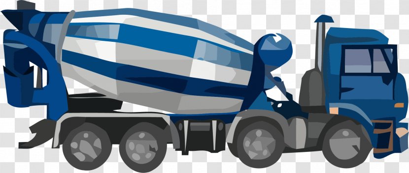 Cement Mixers Motor Vehicle Car Truck Concrete - Betongbil Transparent PNG