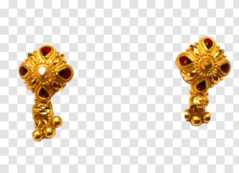 Earring Colored Gold Jewellery Transparent PNG